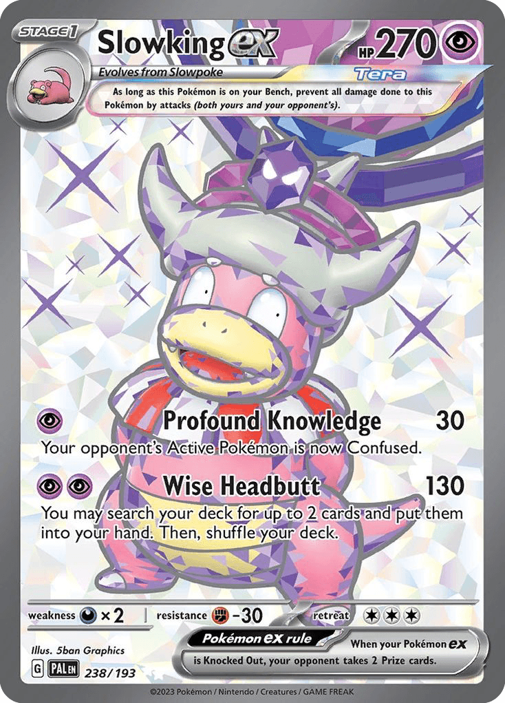 Slowking ex — Paldea Evolved Pokemon card