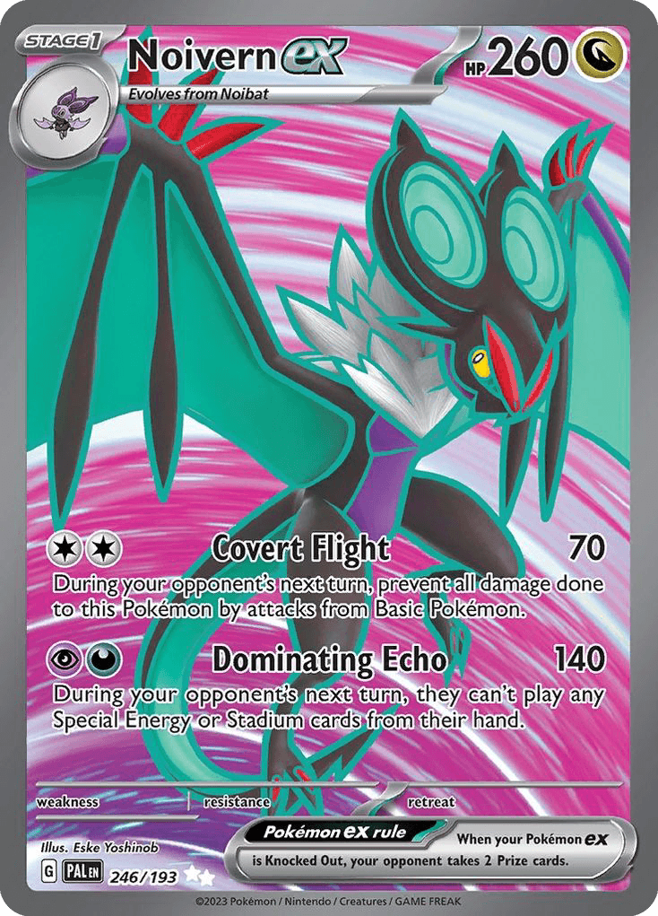 Noivern ex — Paldea Evolved Pokemon card