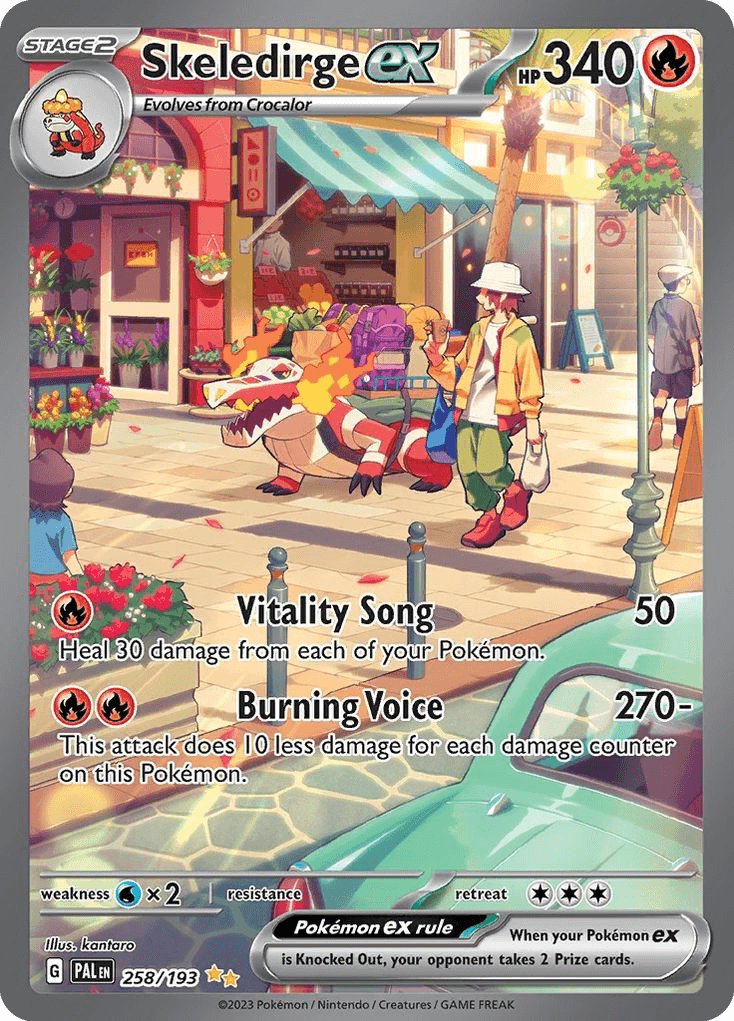 Skeledirge ex — Paldea Evolved Pokemon card