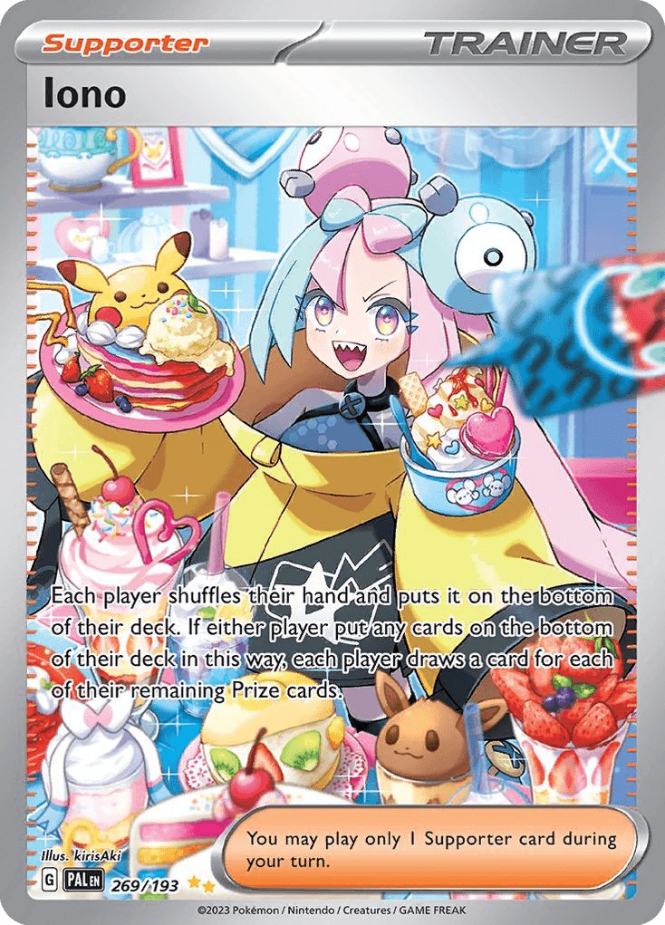 Iono — Paldea Evolved Pokemon card