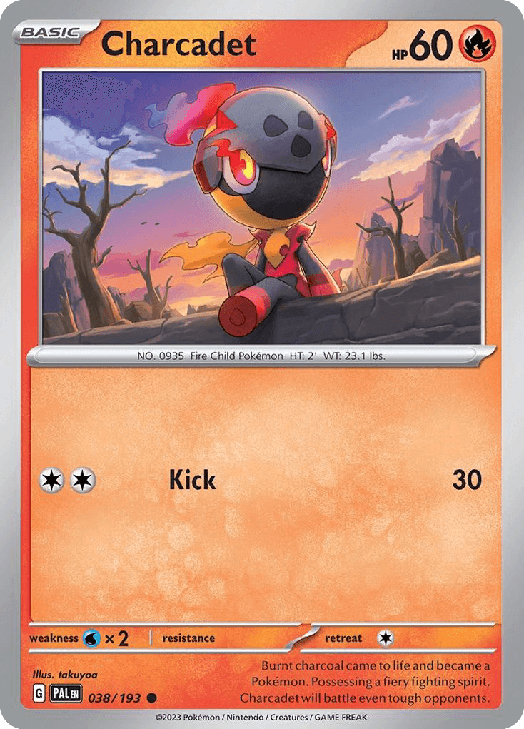 Charcadet — Paldea Evolved Pokemon card