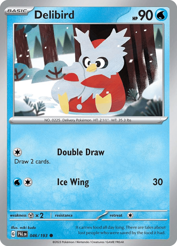 Delibird — Paldea Evolved Pokemon card