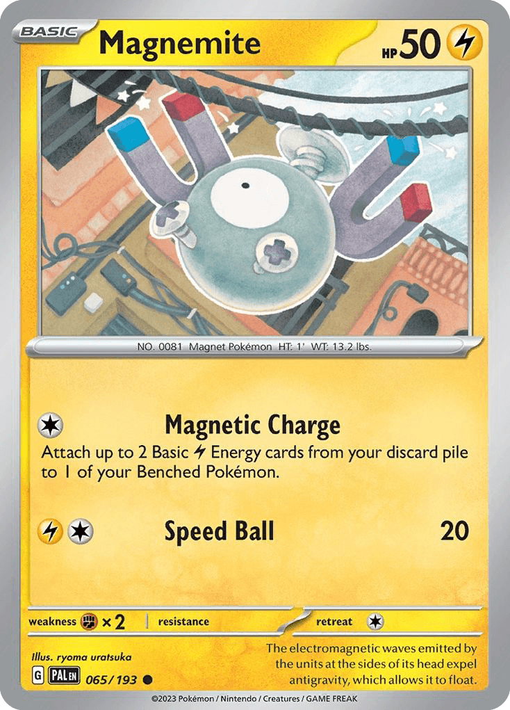 Magnemite — Paldea Evolved Pokemon card