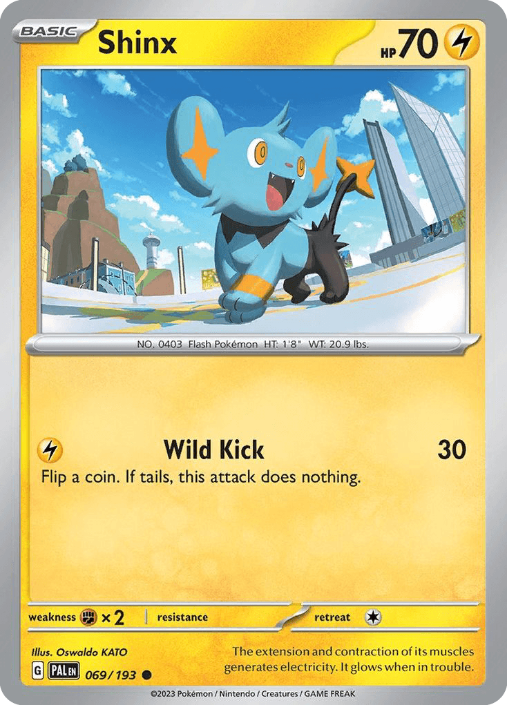 Shinx — Paldea Evolved Pokemon card