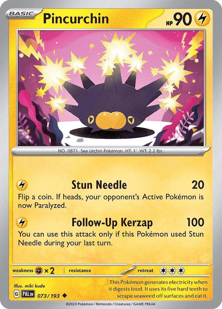 Pincurchin — Paldea Evolved Pokemon card