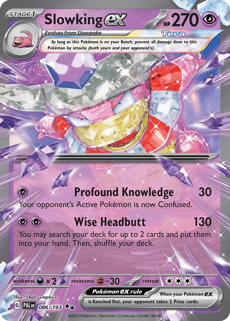 Slowking ex — Paldea Evolved Pokemon card