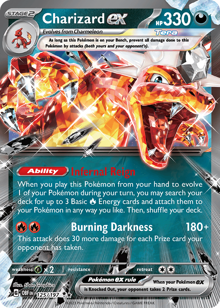 Charizard ex — Obsidian Flames Pokemon card