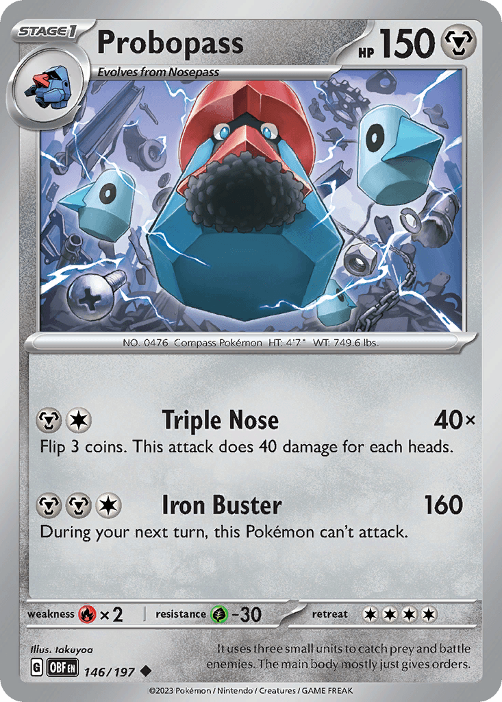 Probopass — Obsidian Flames Pokemon card