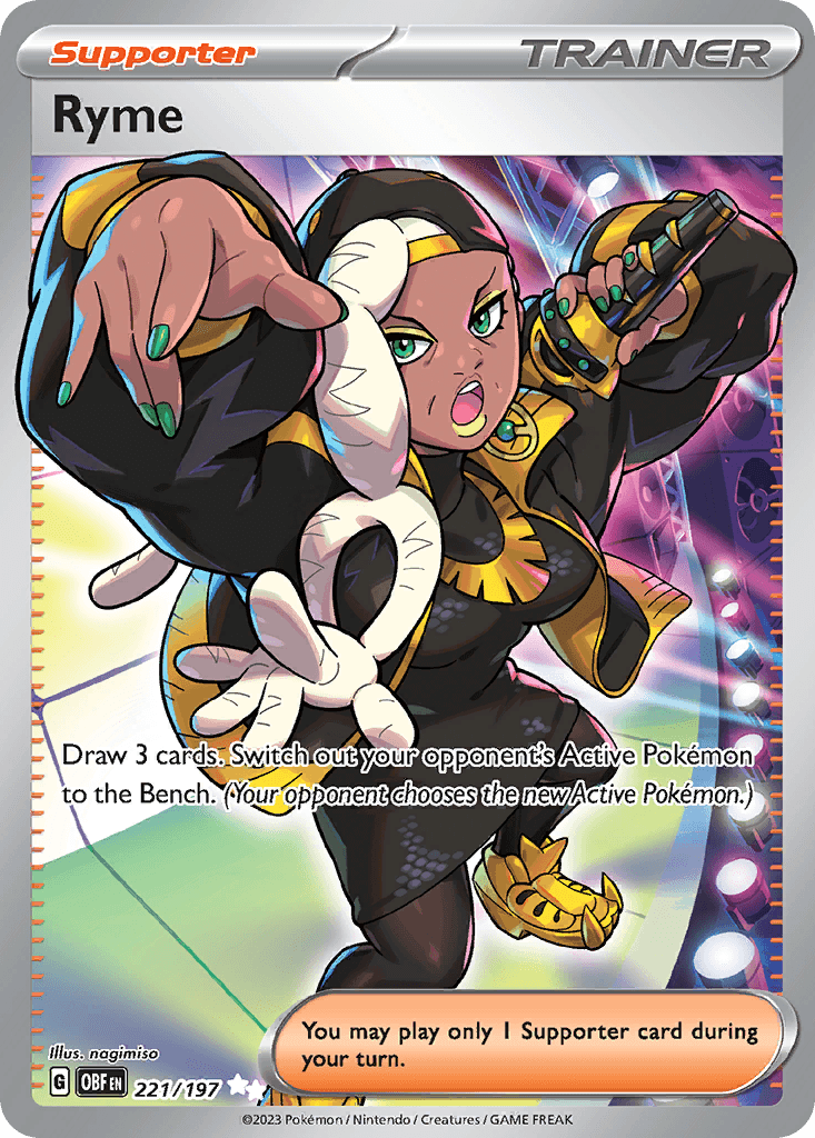 Ryme — Obsidian Flames Pokemon card