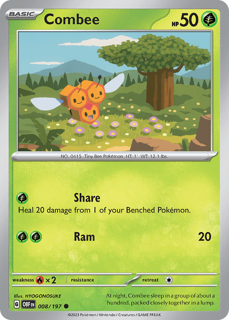 Combee — Obsidian Flames Pokemon card
