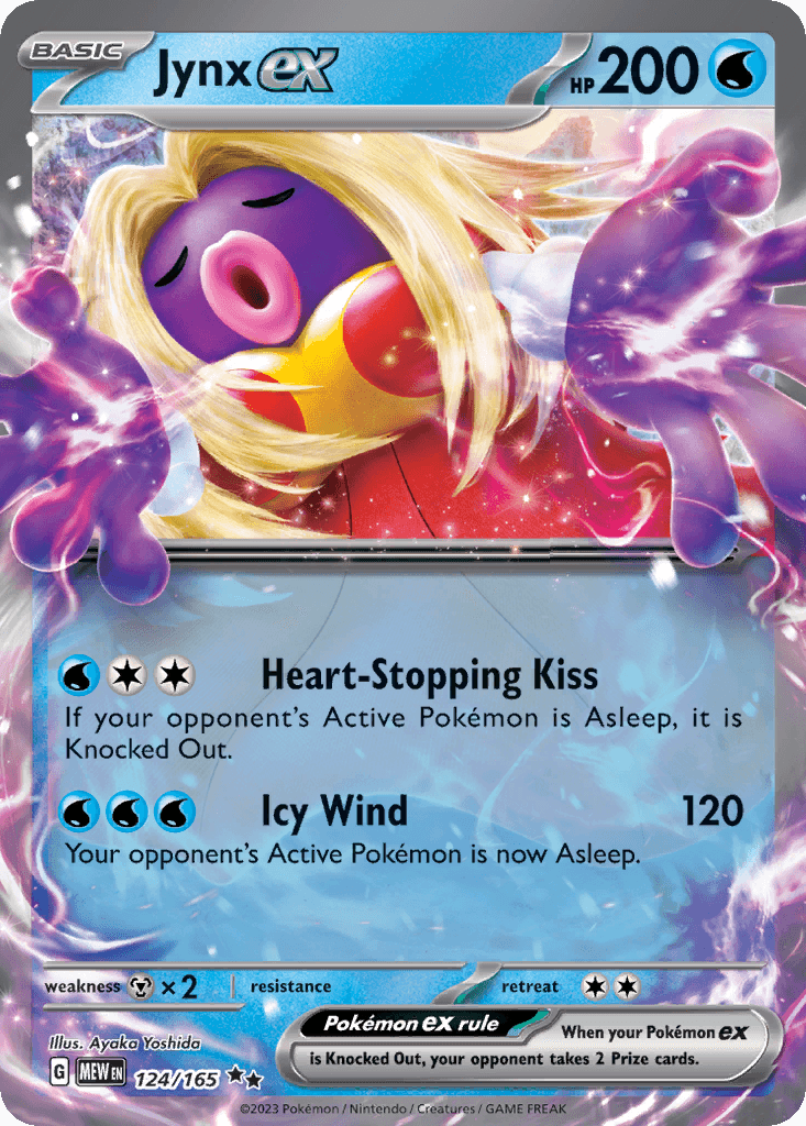 Jynx ex — 151 Pokemon card