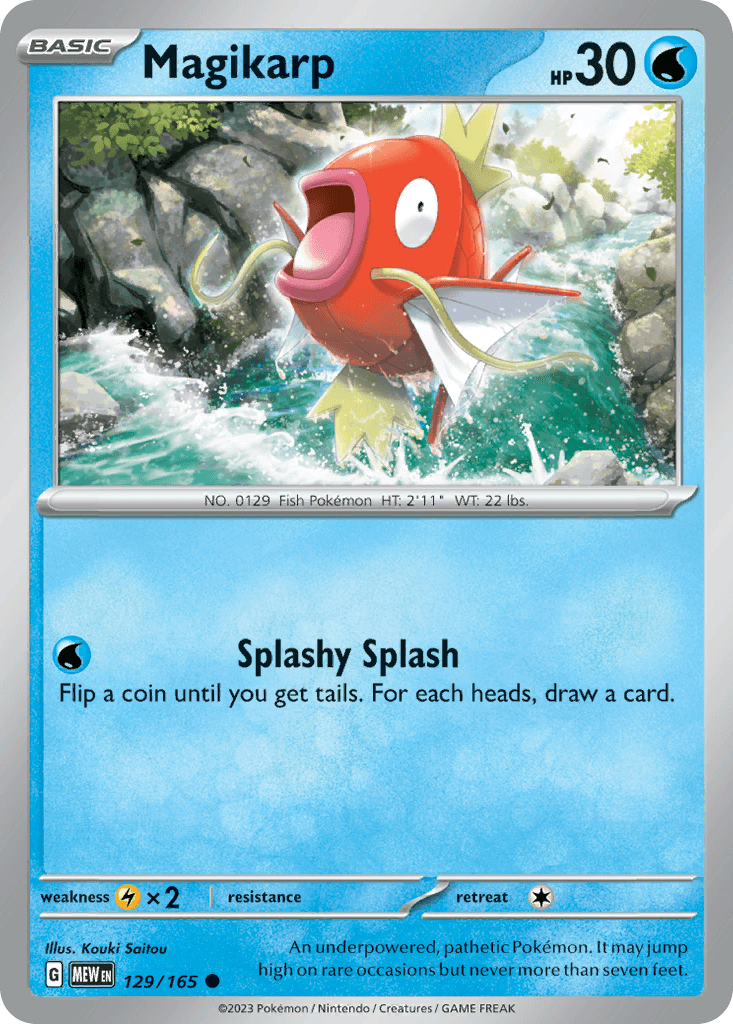 Magikarp — 151 Pokemon card