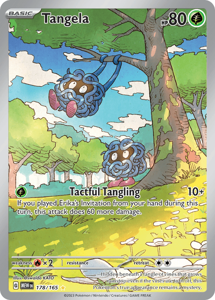 Tangela — 151 Pokemon card