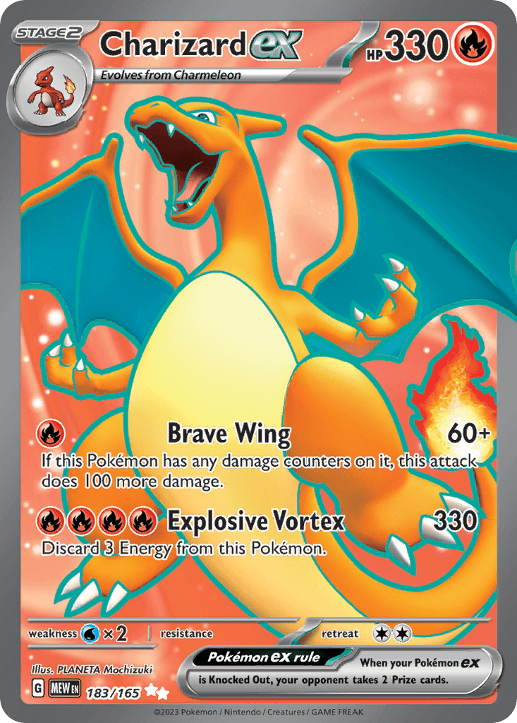 Charizard ex — 151 Pokemon card