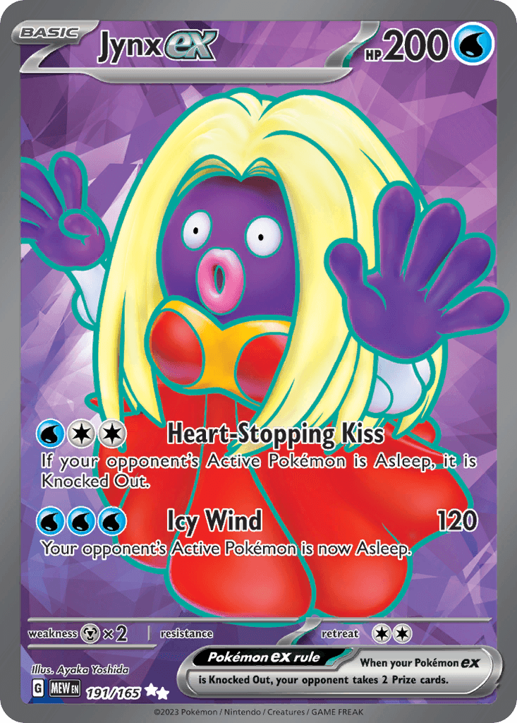 Jynx ex — 151 Pokemon card