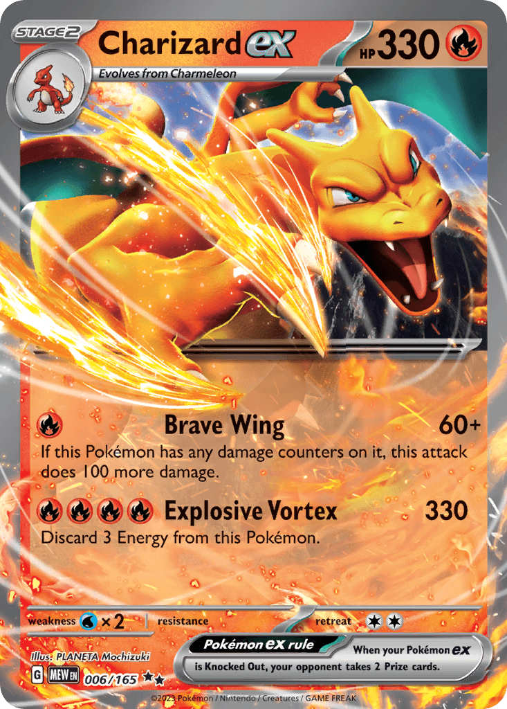 Charizard ex — 151 Pokemon card