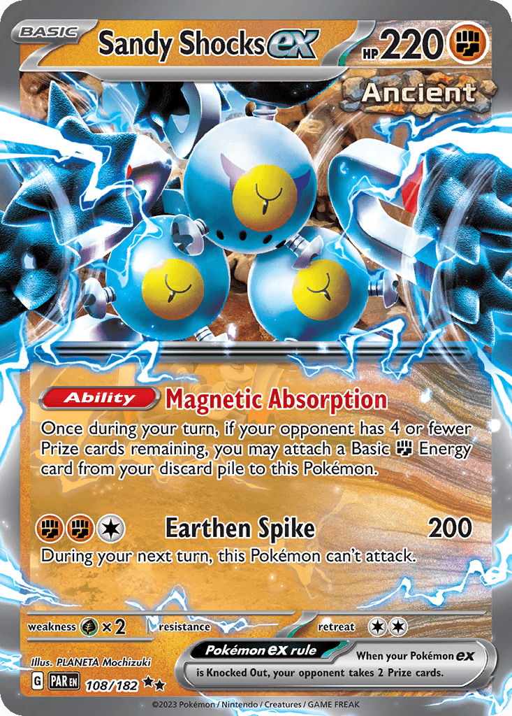 Sandy Shocks ex — Paradox Rift Pokemon card
