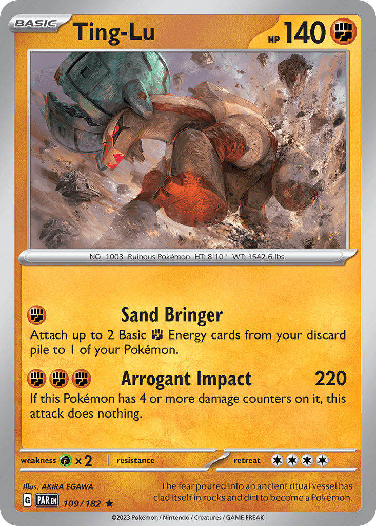 Ting-Lu — Paradox Rift Pokemon card