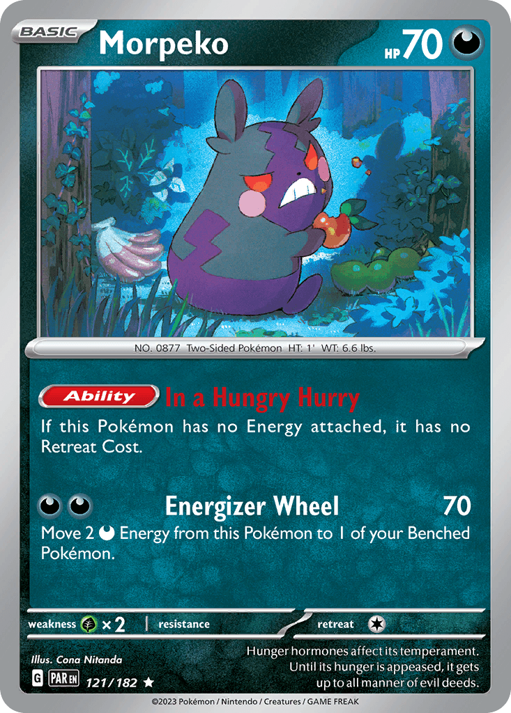 Morpeko — Paradox Rift Pokemon card
