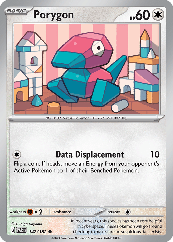 Porygon — Paradox Rift Pokemon card