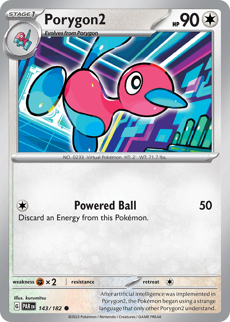 Porygon2 — Paradox Rift Pokemon card