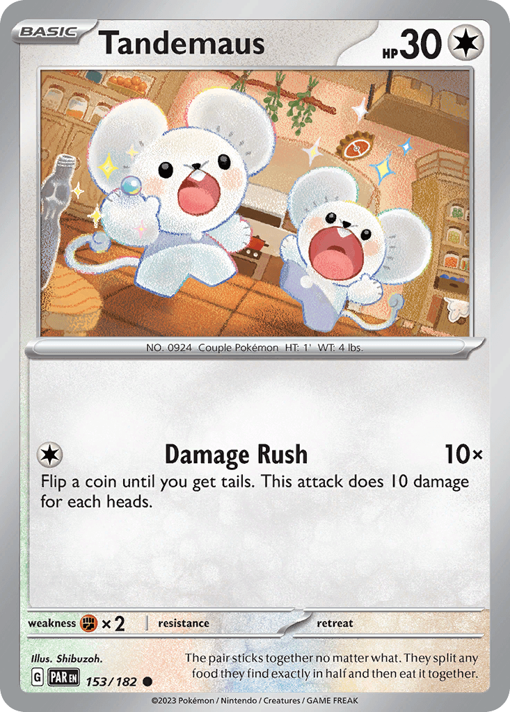 Tandemaus — Paradox Rift Pokemon card