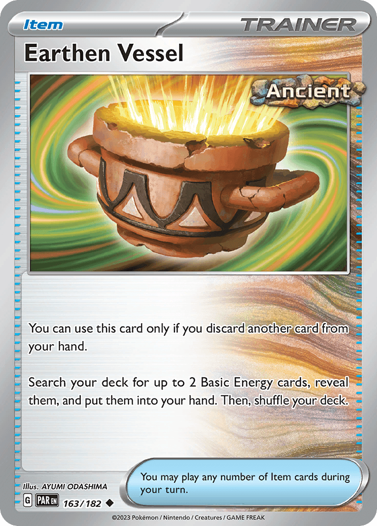 Earthen Vessel — Paradox Rift Pokemon card