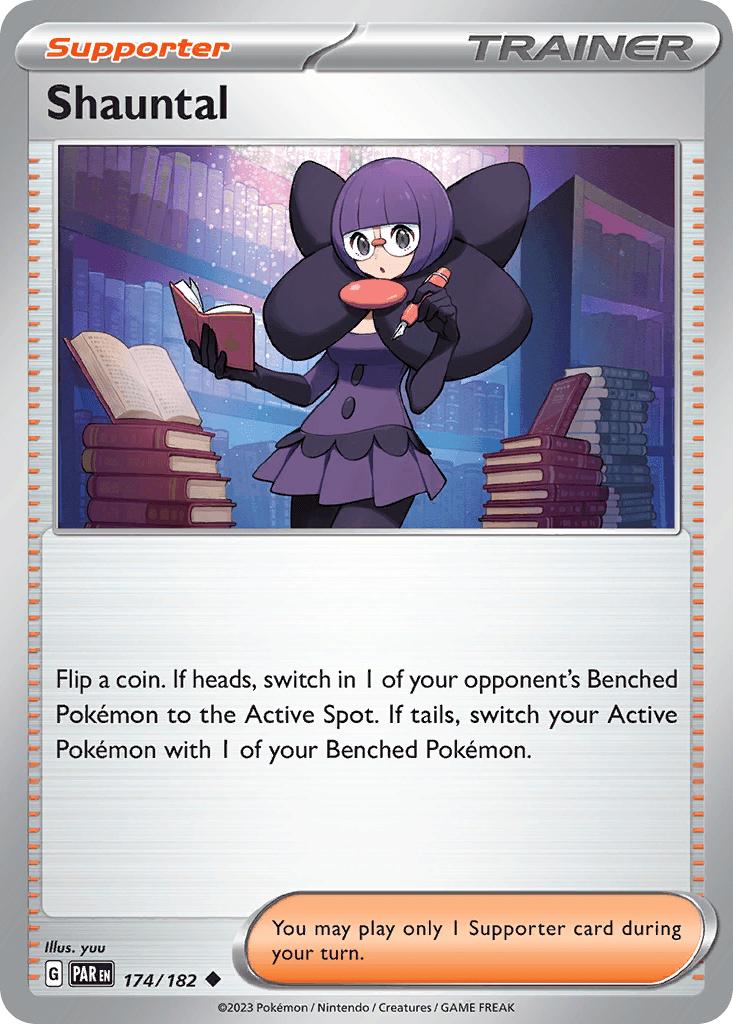 Shauntal — Paradox Rift Pokemon card