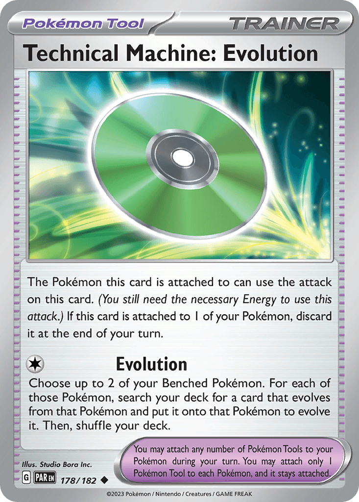 Technical Machine: Evolution — Paradox Rift Pokemon card