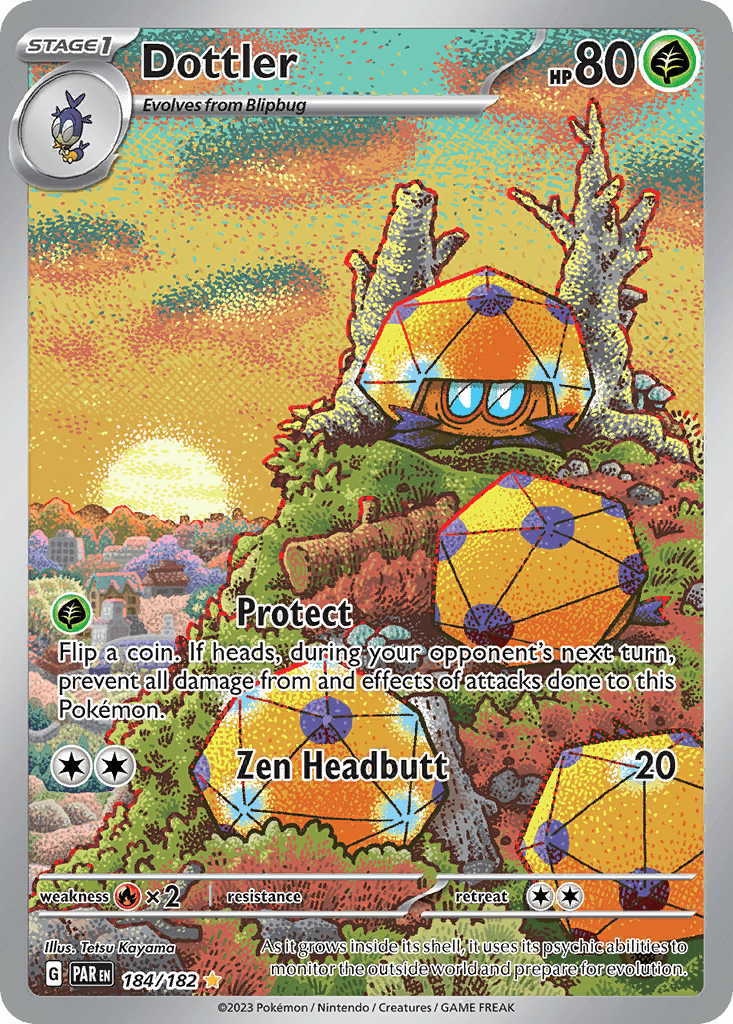 Dottler — Paradox Rift Pokemon card