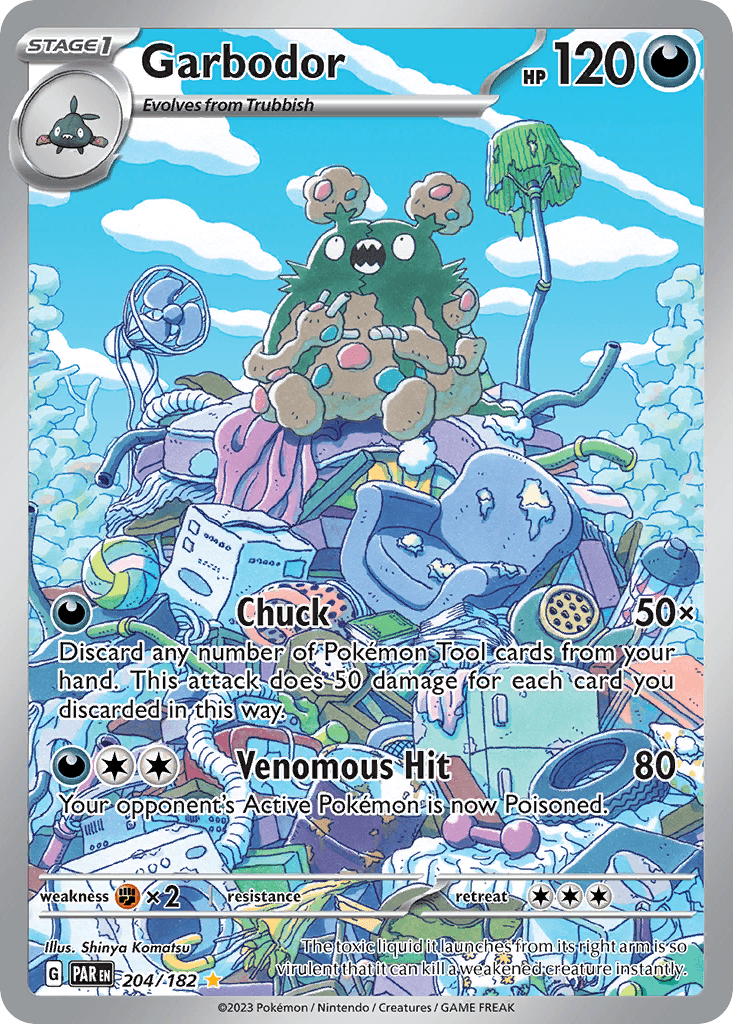 Garbodor — Paradox Rift Pokemon card