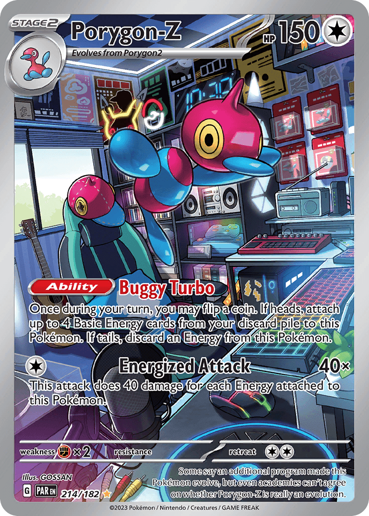 Porygon-Z — Paradox Rift Pokemon card