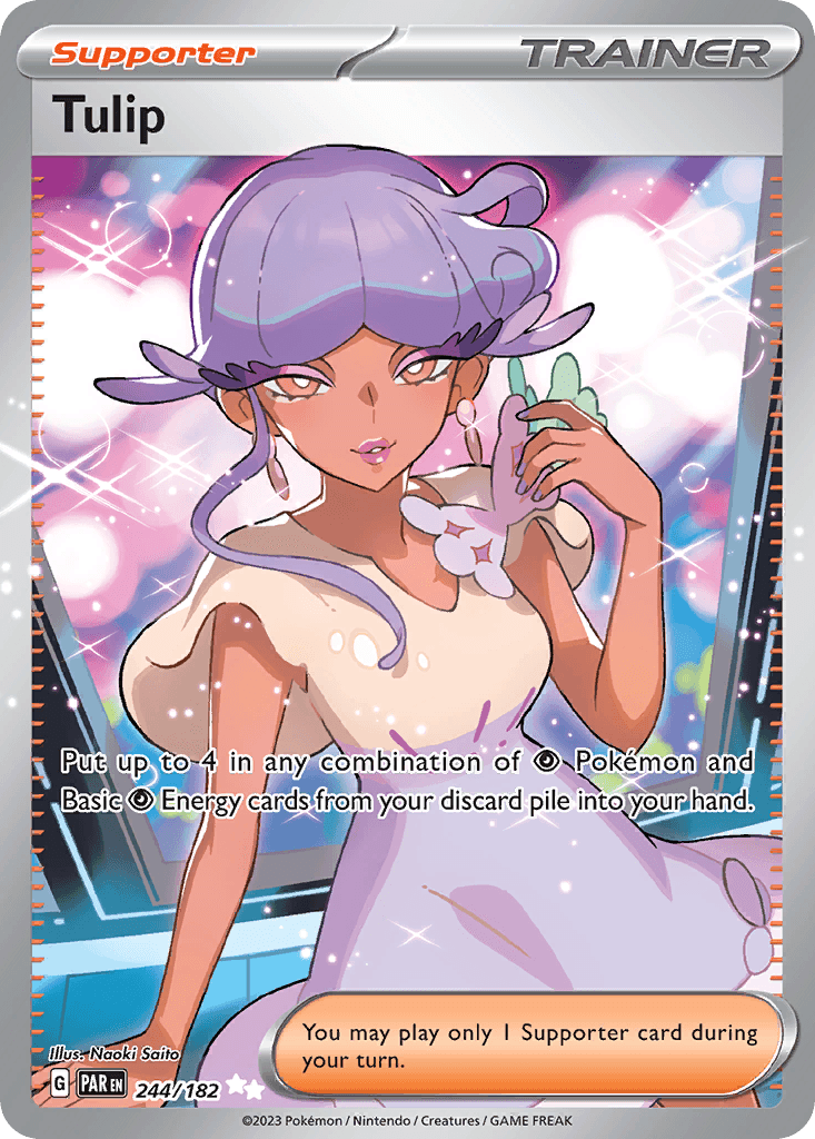 Tulip — Paradox Rift Pokemon card