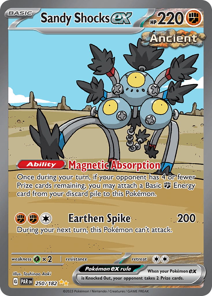 Sandy Shocks ex — Paradox Rift Pokemon card
