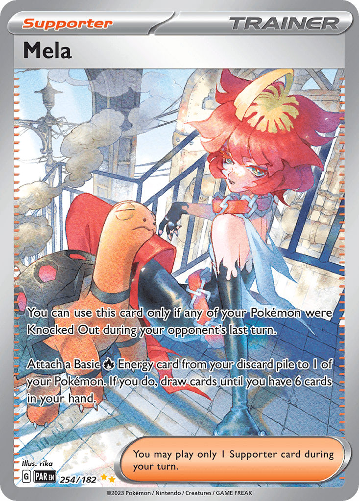 Mela — Paradox Rift Pokemon card