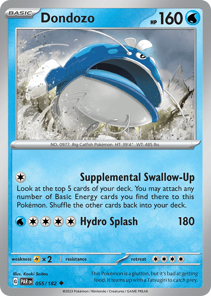 Dondozo — Paradox Rift Pokemon card