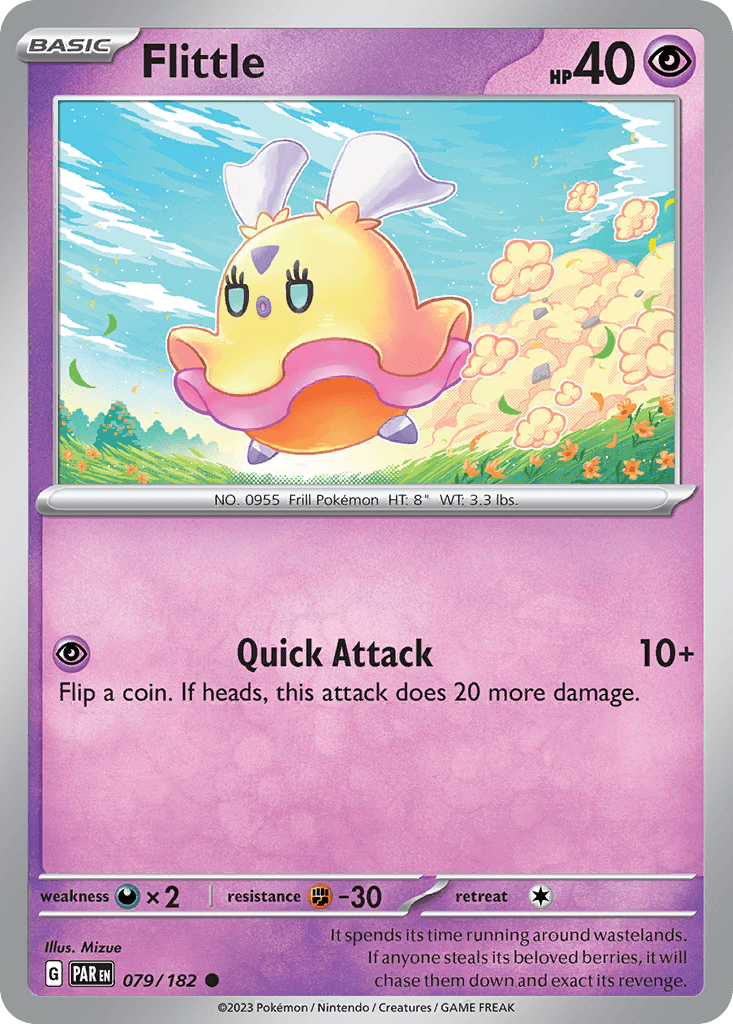 Flittle — Paradox Rift Pokemon card