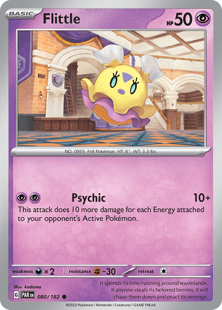 Flittle — Paradox Rift Pokemon card