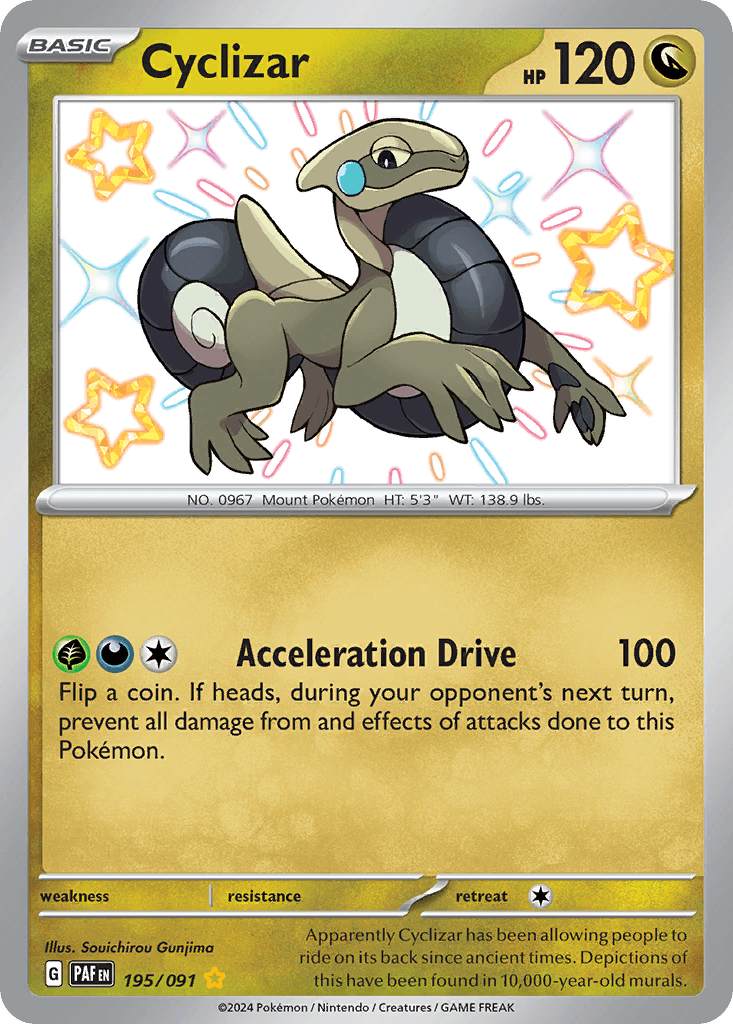 Cyclizar — Paldean Fates Pokemon card