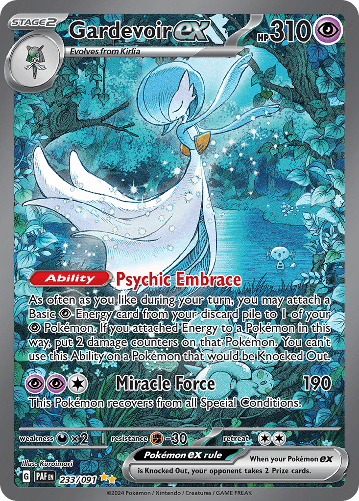 Gardevoir ex — Paldean Fates Pokemon card
