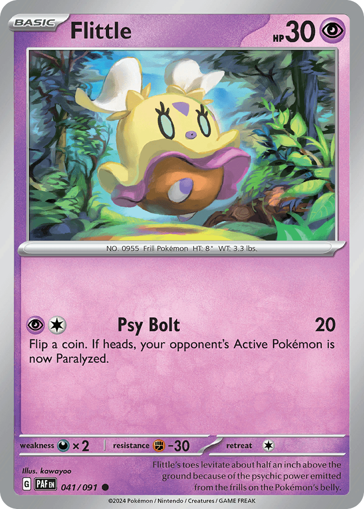 Flittle — Paldean Fates Pokemon card