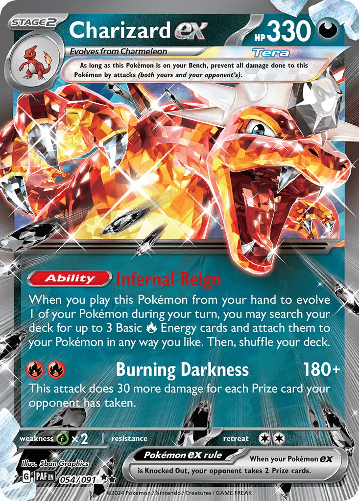 Charizard ex — Paldean Fates Pokemon card