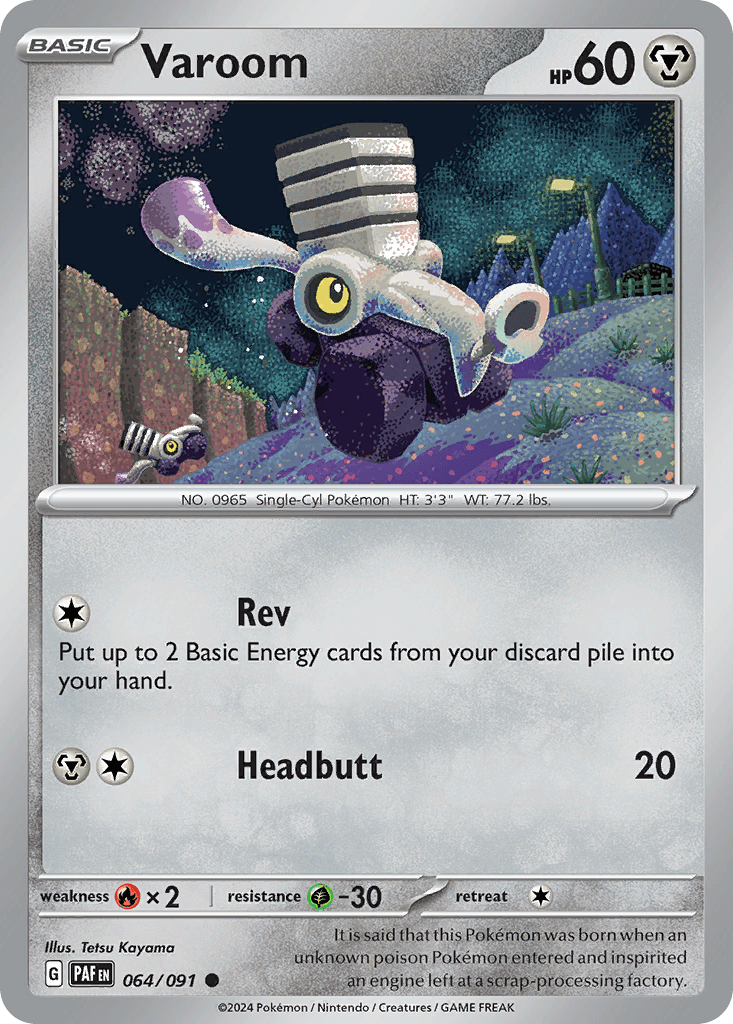 Varoom — Paldean Fates Pokemon card