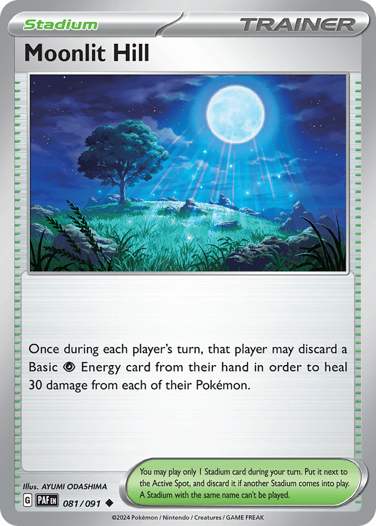 Moonlit Hill — Paldean Fates Pokemon card