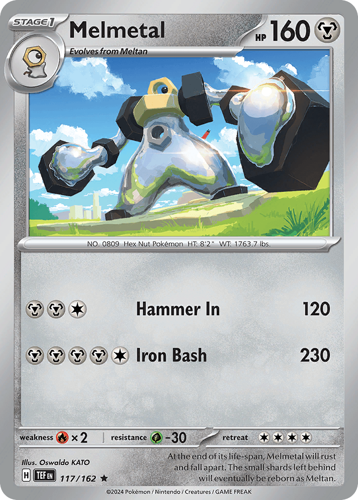 Melmetal — Temporal Forces Pokemon card