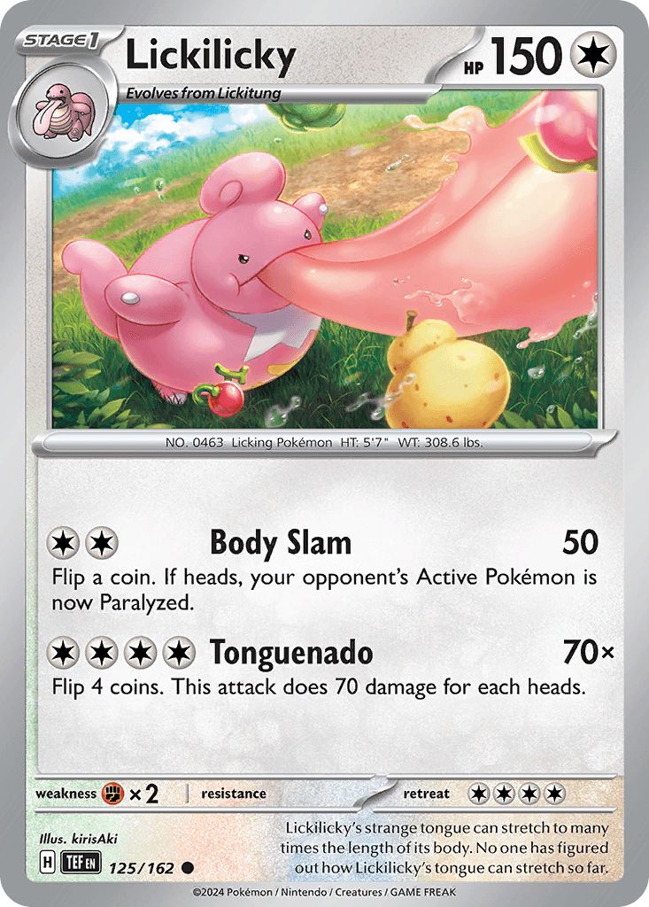 Lickilicky — Temporal Forces Pokemon card
