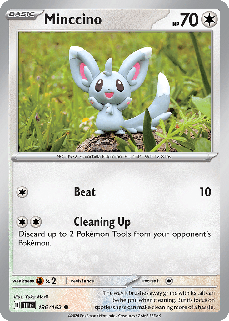 Minccino — Temporal Forces Pokemon card