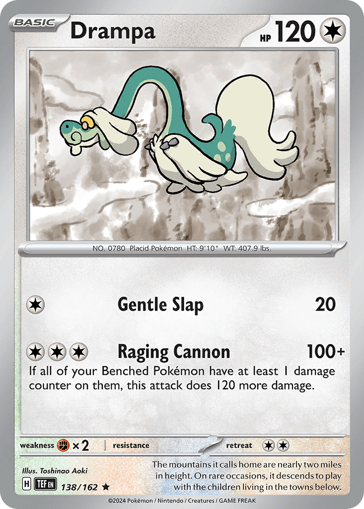 Drampa — Temporal Forces Pokemon card