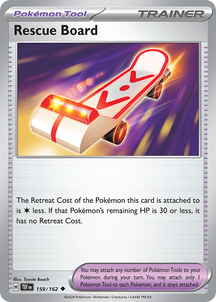 Rescue Board — Temporal Forces Pokemon card