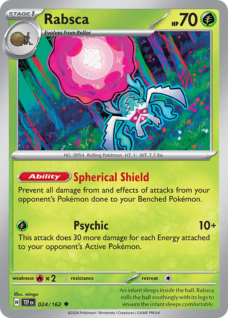 Rabsca — Temporal Forces Pokemon card